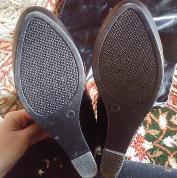 Azalea Wang Won't Say It Twice Wedge Thigh High Boots - Picture 3 of 3